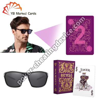 Thẻ hồng ngoại xe đạp cho poker gian lận kính râm đạt lợi thế trong mọi trò chơi