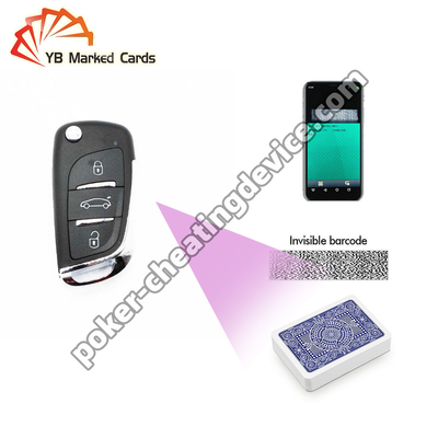 Chìa khóa xe hơi Camera quét poker ẩn cho máy phân tích poker và các bộ mã vạch đánh dấu