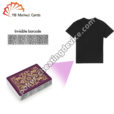 T-Shirt Poker Card Scanner cho Poker Card Analyzer và Barcode đánh dấu Thẻ chơi