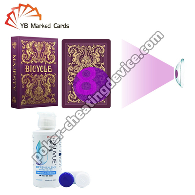 Kính tiếp xúc hồng ngoại để nhìn thấy thẻ đánh dấu mở khóa bí mật để giành chiến thắng Poker
