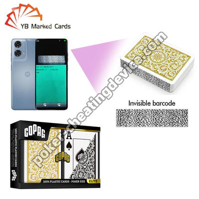 Copag 1546 100% Mã vạch nhựa thẻ gian lận cho máy phân tích poker