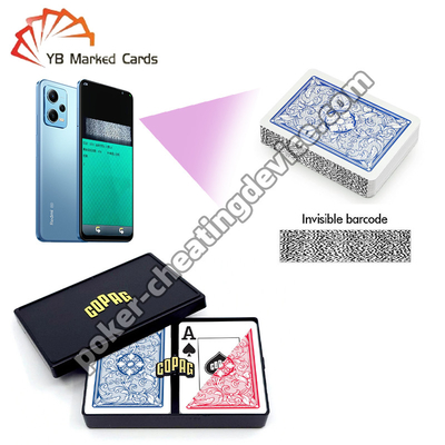 Copag Legacy Series 100% nhựa mã vạch UV thẻ đánh dấu Đỏ / xanh dương