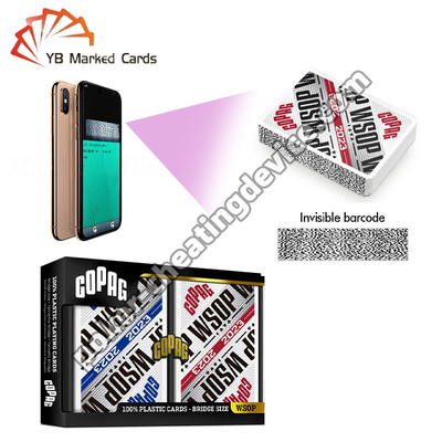 Copag WSOP Retro Design Infrared-Scan Barcode Decks Blue / Red Double