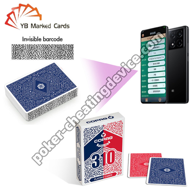 Copag 310 Mã vạch riêng tư Thẻ chơi đơn Deck cho máy phân tích poker