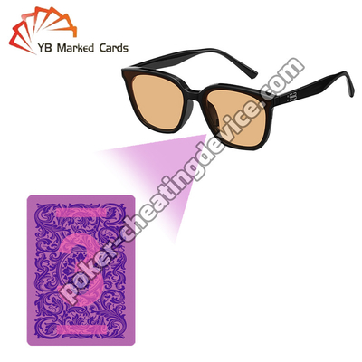 Kính đọc thẻ bí mật cho Poker - Khung đen Slimline, Bộ lọc IR nâng cao: Làm chủ cảm giác với sự hiểu biết không thể phát hiện được