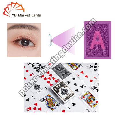 Xe đạp Đen không thể nhìn thấy mực đánh dấu thẻ để gian lận thẻ ống kính