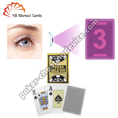 Copag Texas Hold'em Bí mật đánh dấu bài poker đơn sàn đen