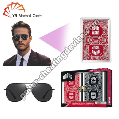 Mực vô hình kính áp tròng hồng ngoại cho sàn poker được đánh dấu Xem những điều không thể nhìn thấy