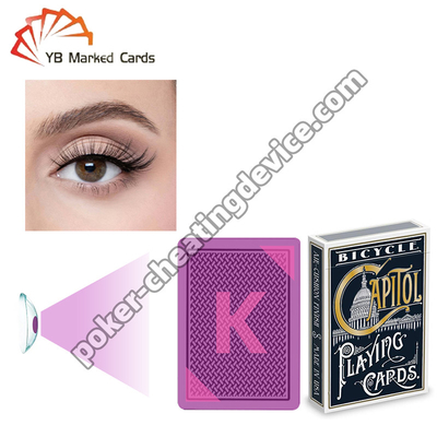 UV Invisible Ink Contact Lenses For Marked Decks Invisible Poker Advantage (Mối lợi không thể nhìn thấy bằng mực UV)