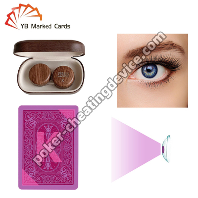 Poker Cheat Contact Lenses For Invisible Ink Marked Cards Phát hiện thẻ được đánh dấu