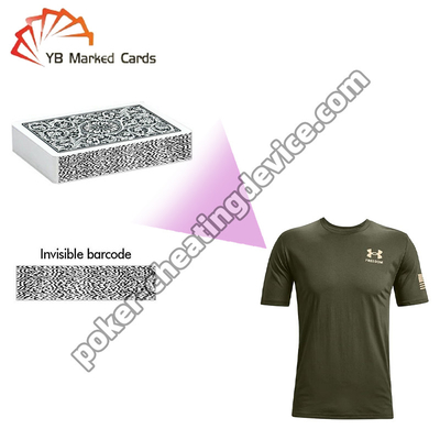 Máy quét bài poker T-Shirt chuyên nghiệp cho Máy phân tích bài poker