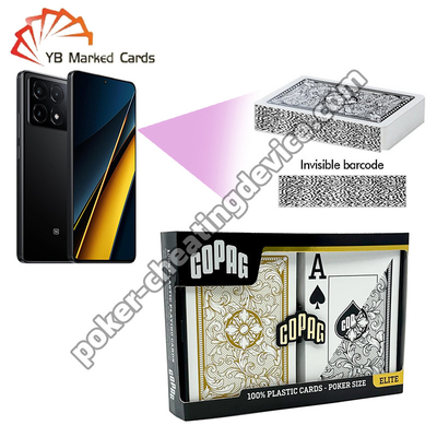 Bộ bài tây Copag Legacy Barcode Jumbo Index Đen / Vàng Bộ đôi