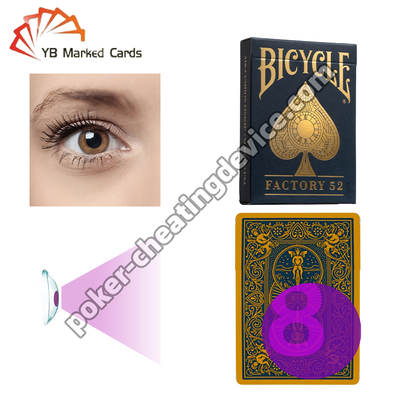 Nhà máy xe đạp 52 Infrared đánh dấu thẻ chơi Ultimate Poker lợi thế