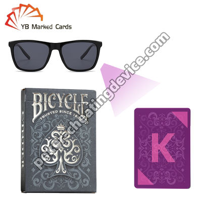 Đồ đá xe đạp đánh dấu thẻ chơi với mực hồng ngoại