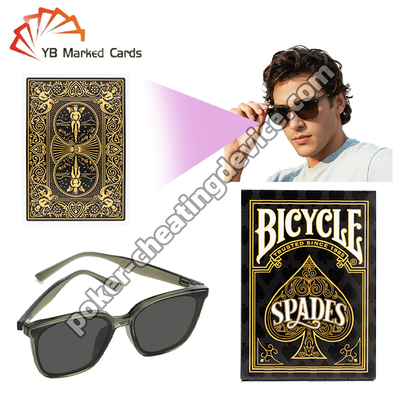 Bài tây Bicycle Spades mực vô hình có thể nhìn bằng tia hồng ngoại