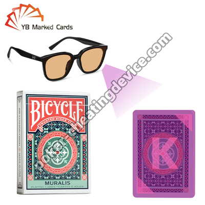 Bicycle Muralis Infrared đánh dấu thẻ chơi để gian lận poker