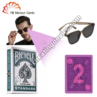 Xe đạp Đèn có dấu thẻ Wintergreen Poker hồng ngoại