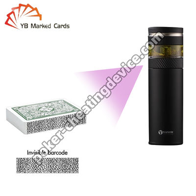 Máy quét bài poker bằng chai nước để quét mã vạch