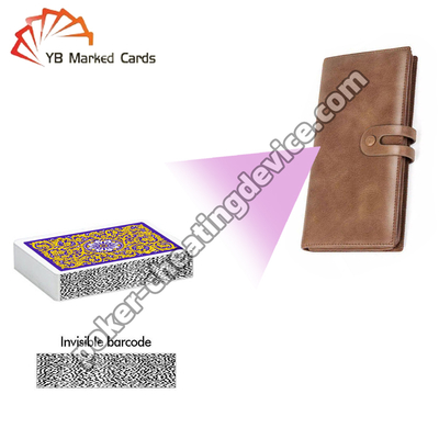 Wallet Poker Cheat Card Scanner cho thẻ đánh dấu mã vạch