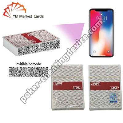 Bộ bài poker mã vạch WPT cho máy phân tích gian lận poker