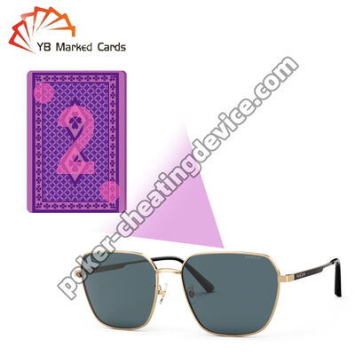 Thẻ được đánh dấu hồng ngoại Kính nắng cho thẻ poker được đánh dấu
