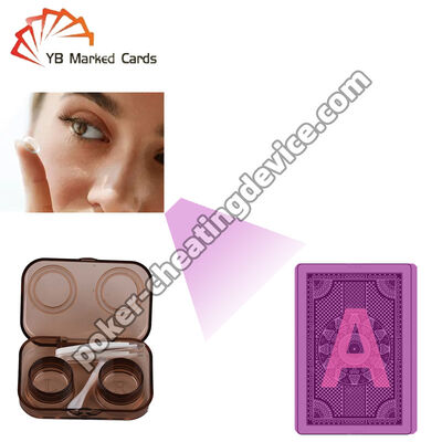 Kính áp tròng hồng ngoại mực vô hình cho bài đánh dấu phát sáng