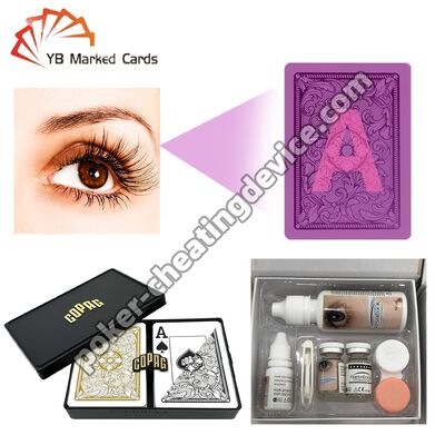 Kính áp tròng gian lận Poker cho bài đã đánh dấu bằng hồng ngoại