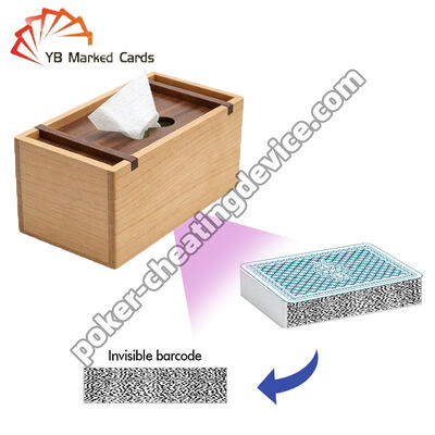 Máy quét camera không dây hộp khăn giấy để gian lận bài poker