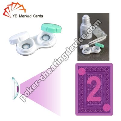 Kính tiếp xúc mực vô hình tia UV để nhìn qua thẻ được đánh dấu
