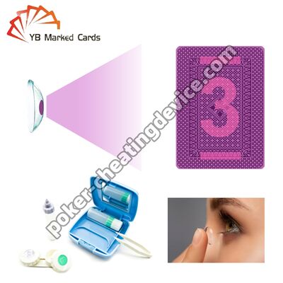 Kính áp tròng bài poker đánh dấu để nhìn xuyên bài