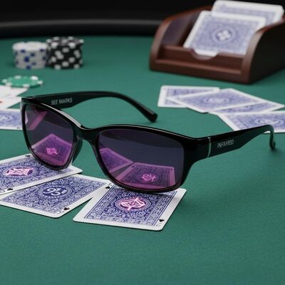 Poker gian lận Kính nắng hồng ngoại Xem dấu vô hình trên thẻ